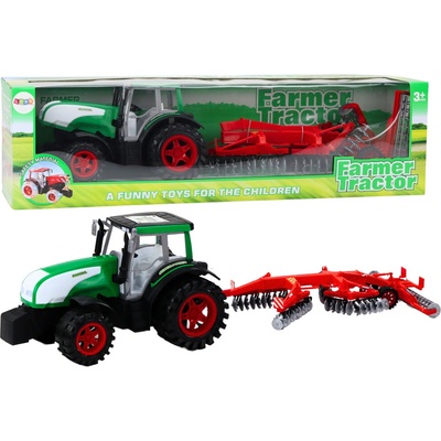 mamido Traktor s prívesom poľnohospodársky stroj so strunovým valcom a kosačkou