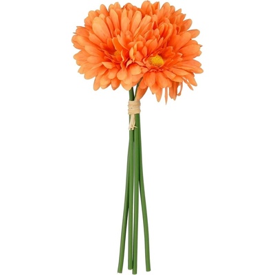 MICA Umelá rastlina sľudová sedmokráska oranžová 28 cm