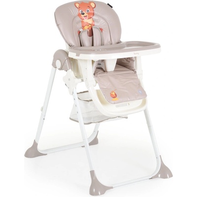 Moni Детски стол за хранене Hunny мече бежов