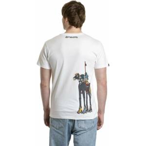 Meatfly мъжка тениска Horse White Meatfly | Byal | МЪЖЕ | XXL