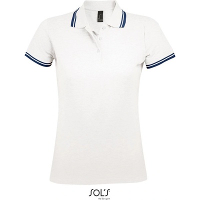SOL's Collection Polokošile Pasadena Women krátký rukáv dámská COT-25057890801 Bílá navy
