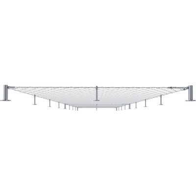 Set pro fasádní lanovou stěnu, 1,8 x 10 m, odsadenie 150 mm