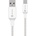 Tactical Здрав кабел с въжена оплекта за устройства с USB-C порт - Tactical Stitch Thread USB-A to USB-C Cable 15W (200 см) (бял) (57983126583)