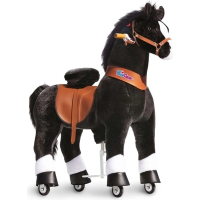PonyCycle black s brzdou a zvukem velký