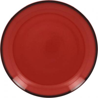 RAK Porcelain Talíř mělký kulatý 27 cm červená RAK-LENNPR27RD