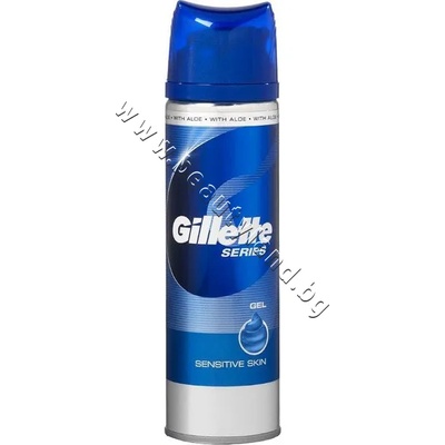 Gillette Гел Gillette Series Gel Sensitive Skin, p/n GI-1300034 - Гел за бръснене за чувствителна кожа с алое вера (GI-1300034)