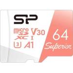 Silicon Power microSDXC Superior 64GB UHS-I/ V30-A3 SP064GBSTXDV3V20SP