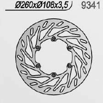 NG Brzdový kotúč NG 9341