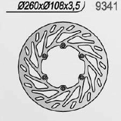 NG Brzdový kotúč NG 9341
