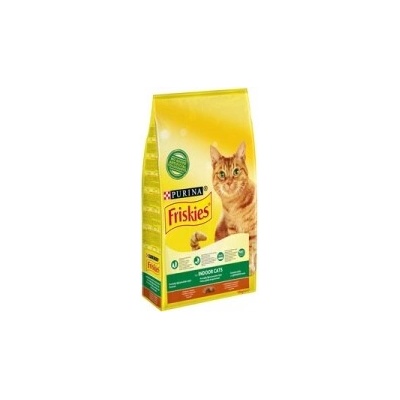 Friskies Indoor Cat kuřecím a trávou 10 kg