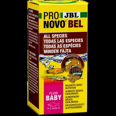 Jbl pronovo bel fluid - Течна храна за отглеждане на млади снасящи яйца аквариумни рибки, 50 мл