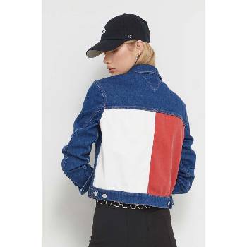 Tommy Jeans Дънково яке Tommy Jeans в тъмносиньо преходен модел (DW0DW16846)