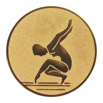 D2-A88 Emblém pr.50mm gymnastika 5 cm