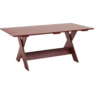 HAY Zahradní stůl Crate Dining Table, Iron Red