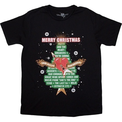 Tom Petty & The Heartbreakers Merry Christmas Black 2XL Риза (PETTS27MB05)