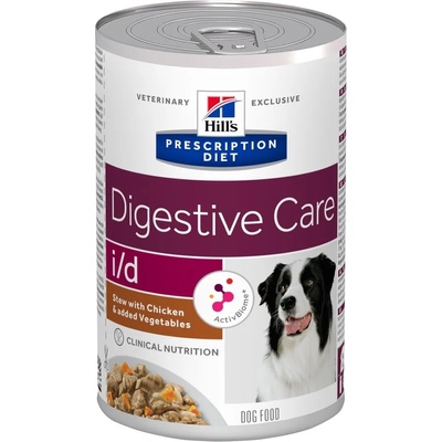 Hill's Prescription Diet 24х354г i/d Digestive Care Hill's Prescription Diet, консервирана храна за кучета с пиле