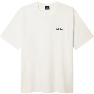 PS Paul Smith Тениска PS Paul Smith Drop Shoulder T-Shirt - White 02
