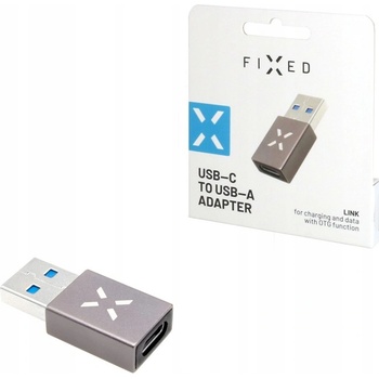 FIXED Link USB/USB-C OTG redukce šedá FIXA-CU-GR