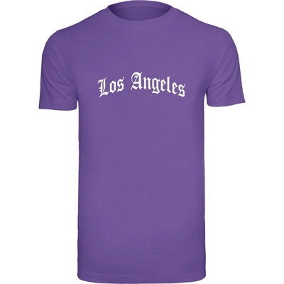 Mister Tee Тениска Los Angeles Wording Tee ultraviolet XXLUB-MT1578-01459 - Черен, размер L