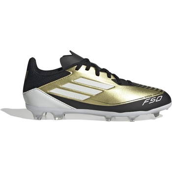 adidas Юношески футболни бутонки Adidas F50 Academy Junior Firm Ground Football Boots - Gold/Black