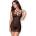 Obsessive Frivolla Chemise & Thong Black L/XL