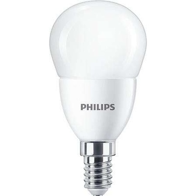 Philips Žiarovka Philips LED, E14, malá guľa, P48, 7W, 806lm, 4000K, "CorePro"