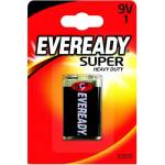 EVEREADY Батерия цинкова EVEREADY Super Heavy Duty, 6F22, 9V (E302287201)