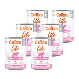 Calibra Dog Life Puppy & Junior Chicken 6x400g