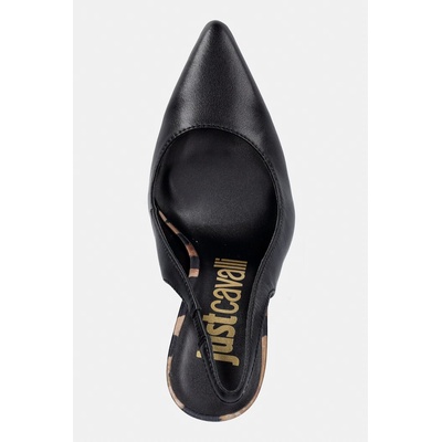 Just Cavalli обувки с ток от кожа (80RA3S45ZPB93899)