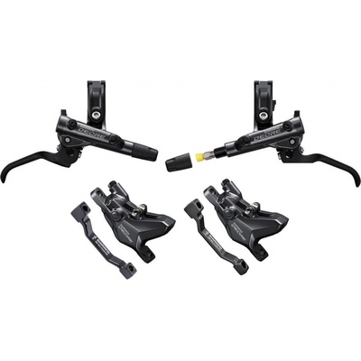 brzda kotoučová SHIMANO Deore M6100 p+z (750+1600 mm) komplet bez kotoučů zadní J-kit – Zboží Dáma