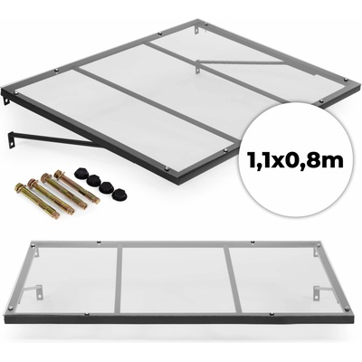 MultiGarden AW-080 stříška nad vchodové dveře 113×80 cm UV ochrana – Zbozi.Blesk.cz