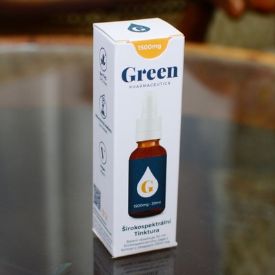 Green Pharma Broad Spectrum Tinktura Original 1500 mg 30 ml