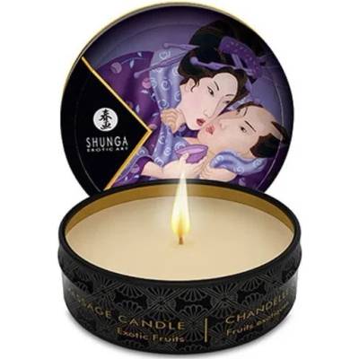 Масажна свещ с аромат на екзотични плодове - Massage Candle 30ml (SHUNGA0120)