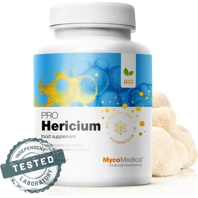 MycoMedica Hericium PRO BIO 90 rastlinných kapsúl