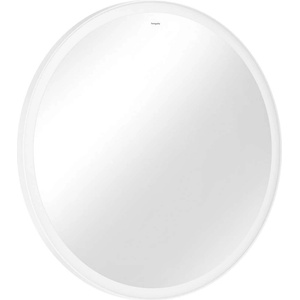 Hansgrohe Xarita Lite S - Огледало със LED осветление и отопление, диаметър 90 см, инфрачервен сензор, матово бяло 54980700 (54980700)