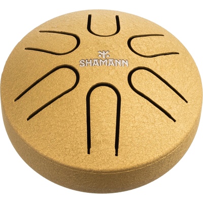 Shamann Mini drum 3'' 6 notes A5-pentatonic Gold Tongue Drum (MN6-3GOLD)