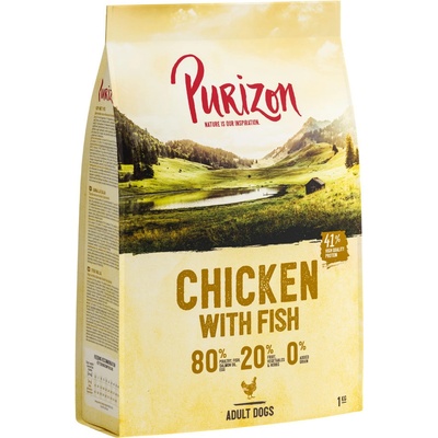 Purizon Adult kuřecí s rybou bez obilovin 4 kg