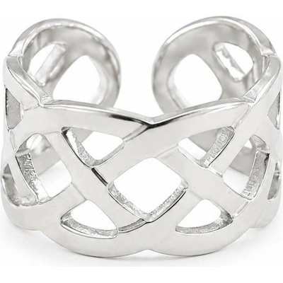 SARINES Stříbrný proplétaný earcuff S1490
