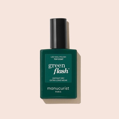 Manucurist Green Flash 15 ml top coat na nehty