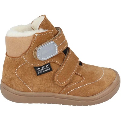 Jonap zimní barefoot boty B5 skořicové vlna