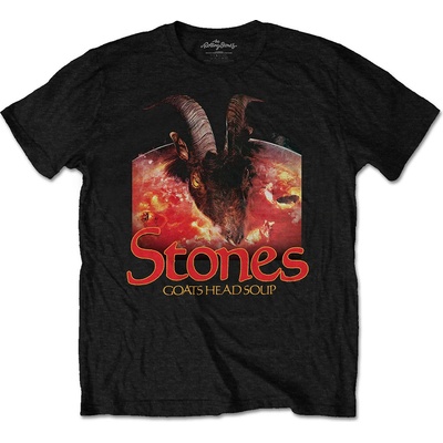 The Rolling Stones tričko GHS with Logo čierne