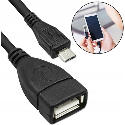 Qoltec 50404 USB 2.0 AF / micro USB M, 0,2m