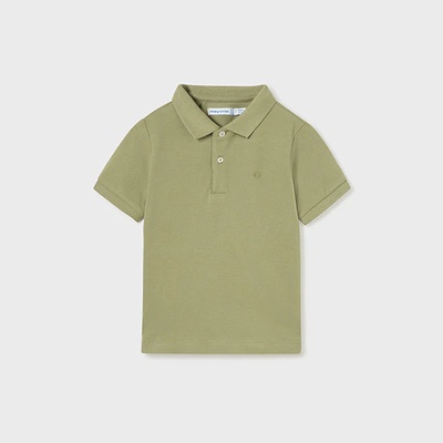 MAYORAL Поло тениска с къс ръкав памук basic в зелено каки за бебе момче Майорал