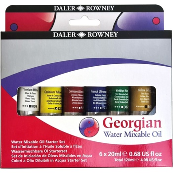 Daler Rowney Georgian Комплект маслени бои 6x20ml 6 бр (119900150)