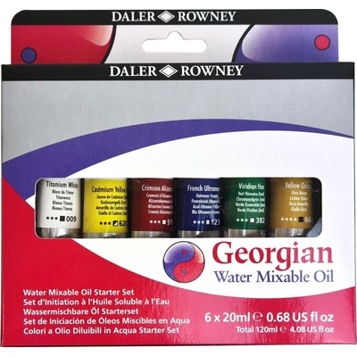 Daler Rowney Georgian Комплект маслени бои 6x20ml 6 бр (119900150)