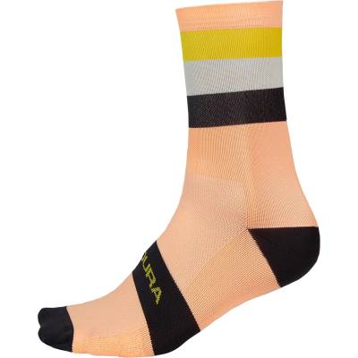 Endura Мъжки чорапи Endura Bandwidth Socks Mens - Neon Peach