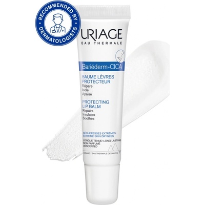 Uriage Bariéderm CICA Protecting Lip Balm balzam na pery 15 ml