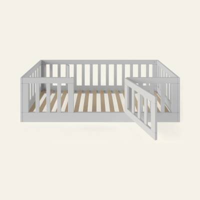YappyKids YappyCasa nízka s dvierkami sivá