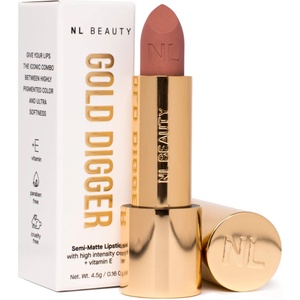 NL Beauty Дълготрайно полуматово червило Gold Digger, 04 Treasure, 4.5 g - baby