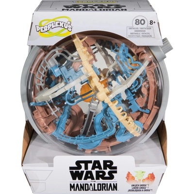 Perplexus Star Wars Mandalorian 3D hlavolam guľa na podstavci